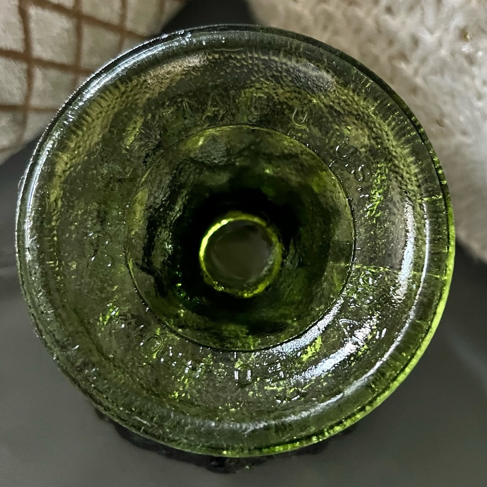 VINTAGE Authentic E.O. BRODY CO CLEVELAND Crinkle GLASS Pedestal GOBLET A 102 - Picture 11 of 12
